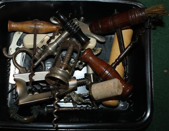 Collection of corkscrews